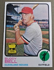 1973 Topps All-Star Rookie #31 Buddy Bell Cleveland Indians Baseball Card. rookie card picture