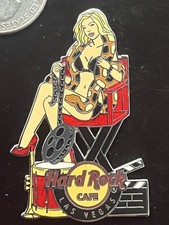 Hard Rock Cafe Pin Las Vegas, Xxx Porn Star Film Girls Hat Lapel Snake