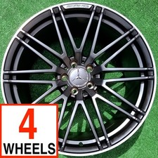 4 Factory Mercedes Benz Amg Gt C R Forged Wheels Genuine Original Oem Black Gtc