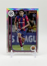 2023-24 Topps Merlin Lamine Yamal Refractor Rookie Card RC #27