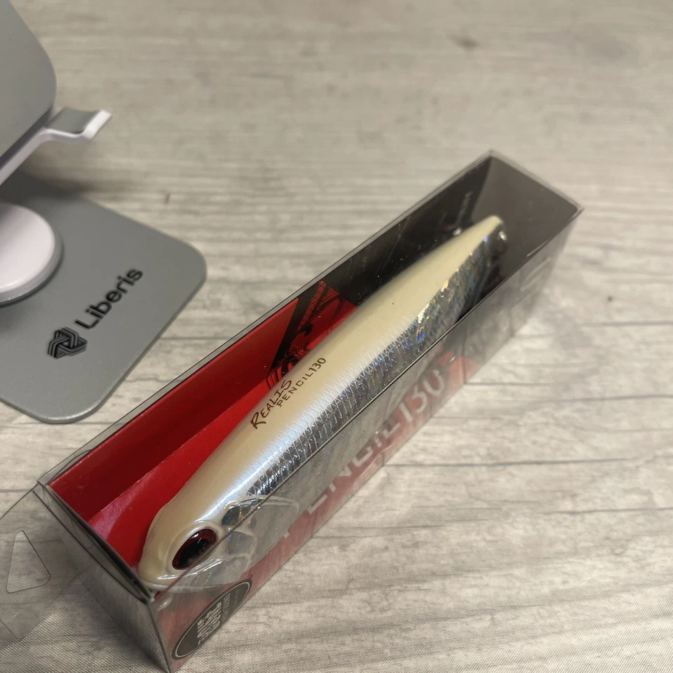 Lápiz Duo Realis 130 Bone Topwater señuelo flotante Bj00091 color blanco marfil Foto 3 de 4