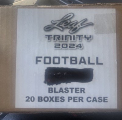 2024 Leaf Trinity Football ONE Blaster Box 3 Autos! FASC