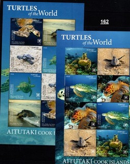 /// AITUTAKI 2020 MNH MARINE LIFE TURTLES REPTILES CORALS