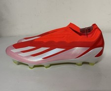 Adidas X CrazyFast Elite Laceless FG Mens Sz 12 Solar Red Soccer Cleats IG0611