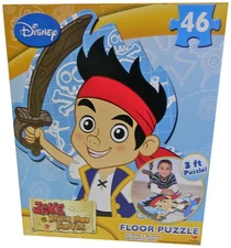 Jake and The Neverland Pirates ~ 3 Foot Never Land Floor Puzzle