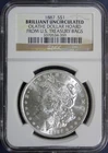 1887 $1 MORGAN SILVER DOLLAR NGC UNC OLATHE DOLLAR HOARD (2632504)