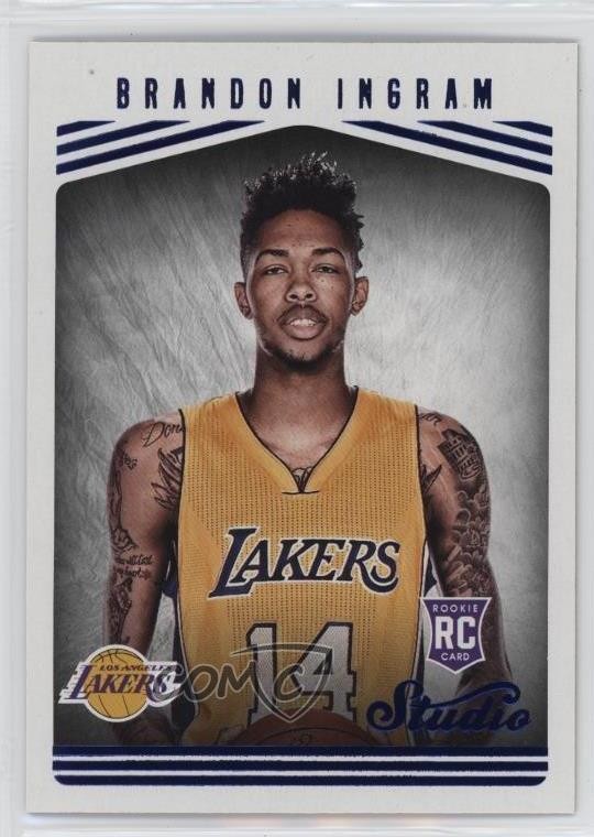 2016-17 Panini Studio Studio Edition Brandon Ingram #176 ia4