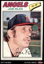 1977 Topps #155 Joe Rudi Angels 4 - VG/EX