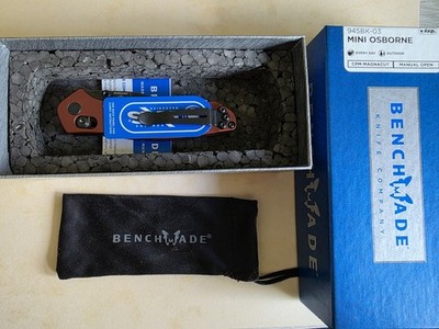 Benchmade Osborn.Benchmade 945BK-03 Mini Osborne Burnt Copper   CPM Magnacut