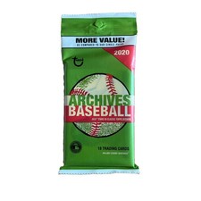 2020 ARCHIVES MLB BASEBALL TOPPS JUMBO FAT PACK 18 cards! NEW