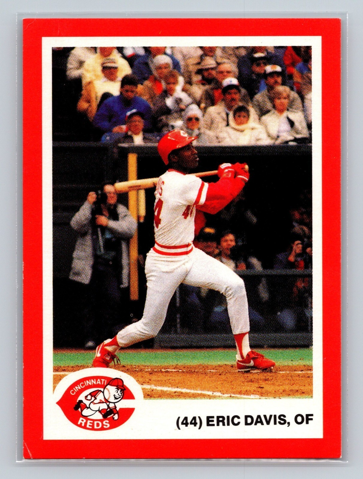 1987 Kahn's Cincinnati Reds Eric Davis