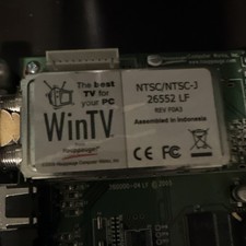 Hauppauge WinTV NTSC/NTSC-J PCI TV Tuner Card 26552 LF, CATV/RF, S-Video