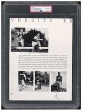Jackie Robinson Signed 1938 Pasadena Junior College Yearbook, PSA GEM 10, JSA