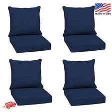 Arden Outdoor Deep Seat Cushion Set 4-Pack , 22 in x 24 in, Weather-Proof, Rain