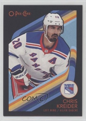 2023-24 O-Pee-Chee Retro Black Border 4/100 Chris Kreider #67 1o3