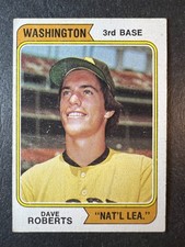1974 Topps Dave Roberts #309 Washington National Nat'l