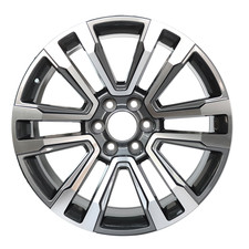 New 22 X 9 6x1397 Black Alloy Wheel Rim 2017-2020 For Gmc Yukon Xl Denali