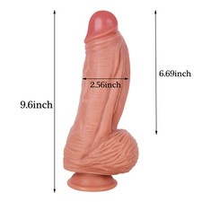 Extra Large Silicone Penis Dildo Big Thick Double Density Adult Toy