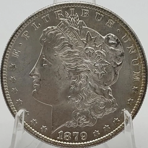 1879 S Morgan Silver Dollar AU #0042