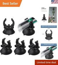Strong Suction Cups with 0.95 Inch Clips for Stable Aquarium Heater Placement