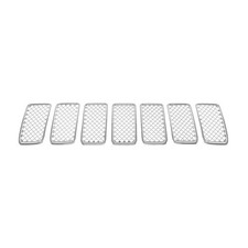 Fits 2014-2016 Jeep Grand Cherokee Chrome Mesh Grille Insert Gi403 New Fits 2014-2016 Jeep Grand Cherokee Chrome Mesh Grille Insert Gi403 New