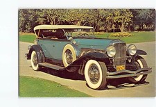 Postcard 1929 Duesenberg Vintage Classic Automobile Car Convertible Phaeton Postcard 1929 Duesenberg Vintage Classic Automobile Car Convertible Phaeton