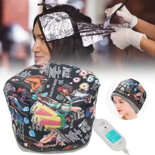 Heating Hair Steam Cap Electric Hat Steamer SPA Styling Beauty Hair-Car