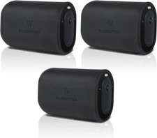 Wasserstein Silicone Case For Arlo Pro 4 XL Rechargeable Battery Housing 3 Pack