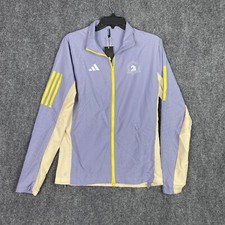Adidas 2023 Boston Marathon Celebration Jacket Mens XS Grey HY0263 Running New