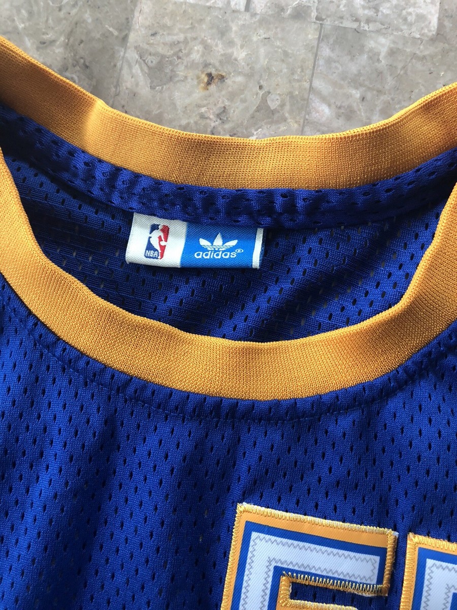 Adidas Dikembe Mutombo Denver Nuggets Blue Men's Medium Hardwood