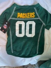 Green Bay Packers NFL dog jersey V3 version sizes 