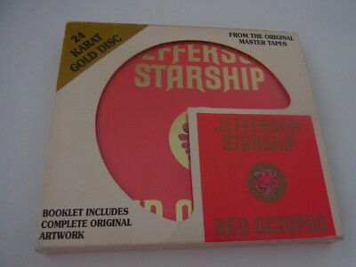 Jefferson Starship  Red Octopus      DCC  CD ( 24 Karat Gold )