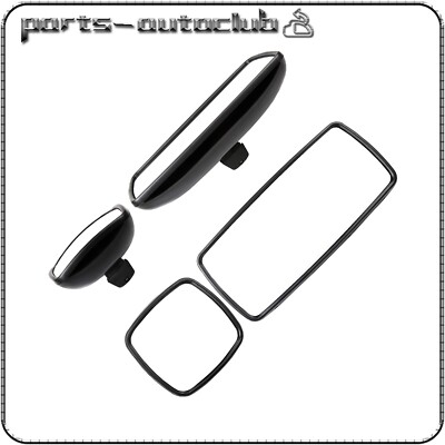 2X Heated Main + 2X Wide Angle Mirrors For 03-16 Freightliner Columbia M2