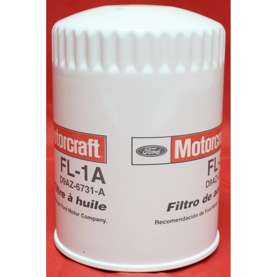 Filtro de aceite FL-1A Motorcraft nuevo para camioneta F350 Falcon Galaxie LTD Mustang Ford Foto 2 de 4