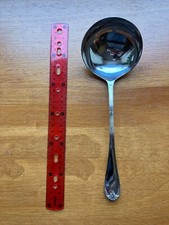 Mappin & Webb Substantial Soup/Punch Ladle. Vintage. Silver plated. Quality 12"