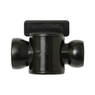 Loc-Line ½'' Inline Valve 1/2'' Valve for Loc-Line Plumbing Part 39854-BLK