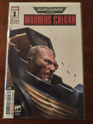 COMIC BOOK MARNEUS CALGAR #1 2ND PRINT VARIANT 2021 WARHAMMER 40,000 VF/NM