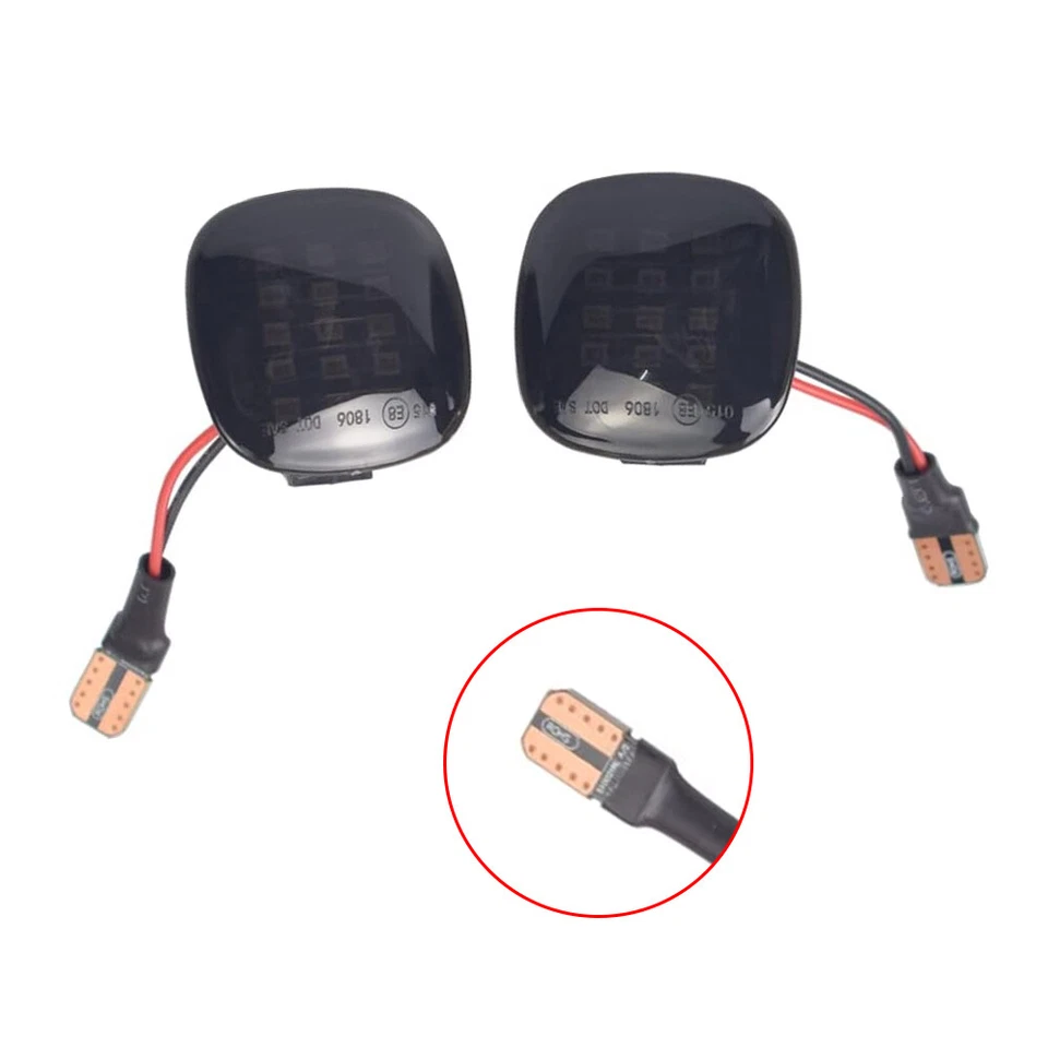 LED Turn Signals Side Marker Light Lamp Fit for Skoda Fabia (6Y 5J) 1999-2014 - Image 3 of 4