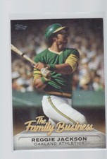 REGGIE JACKSON 2019 TOPPS THE FAMILY BUSINESS GOLD CARD #FB-25  /50