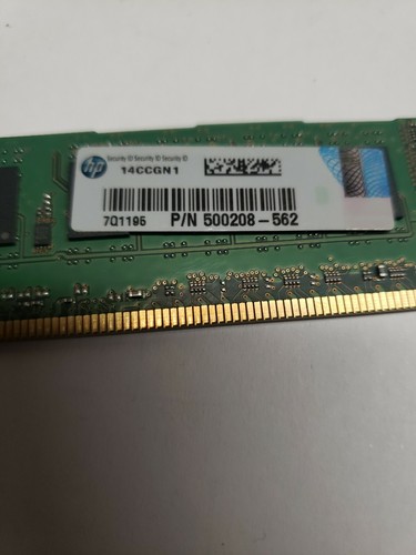 Micron 1GB 1Rx8 DR3 PC3-10600E-9-10-D0. Memory Ram MT9JSF12872AZ-1G4G1ZE server - Picture 4 of 4