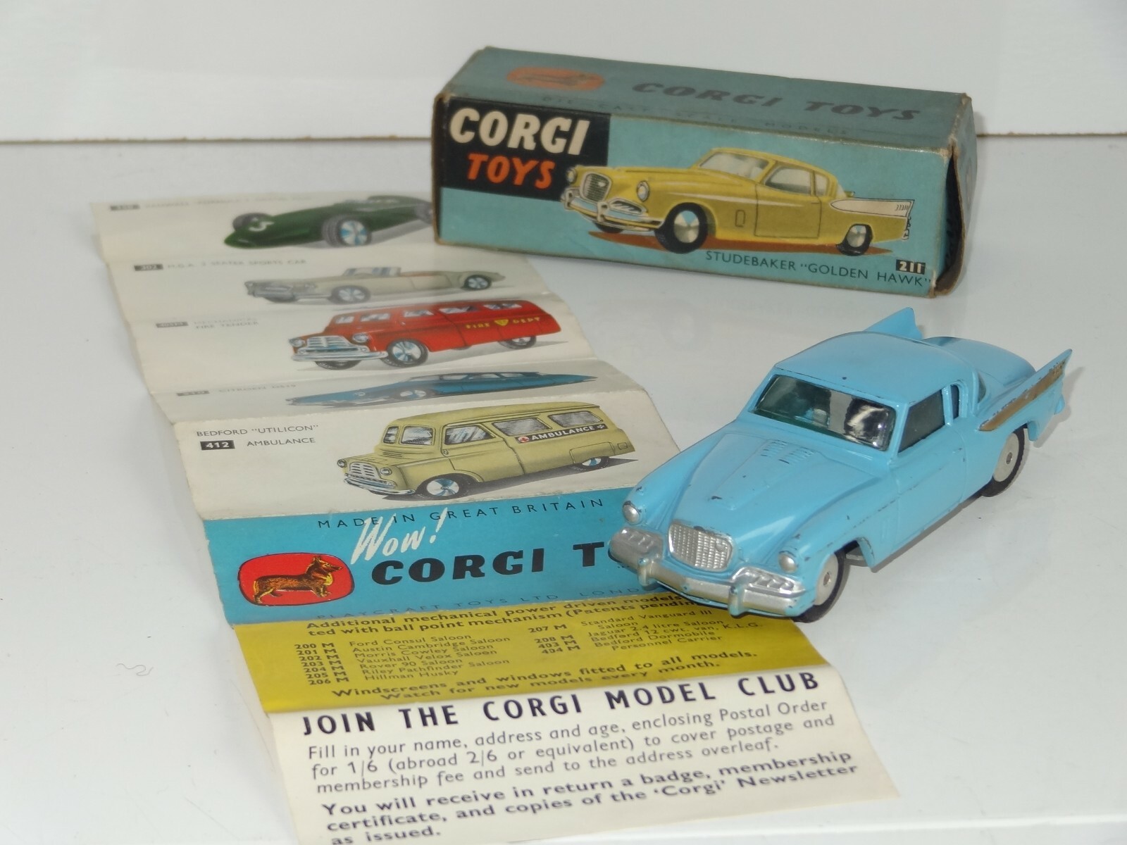 Corgi toys: Studebaker Golden Hawk - Jeux & Jouets