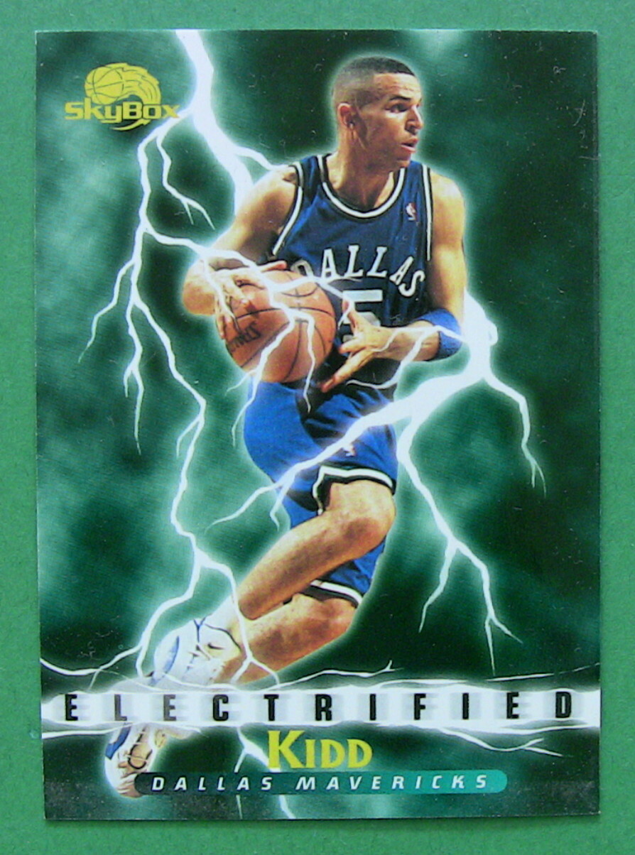 JASON KIDD, 1996 SKYBOX ELECTRIFIED #280, MAVS