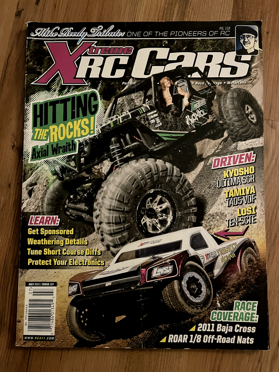 XTreme RC Cars Magazine July 2011 Axial Wraith Losi Ten-SCTE