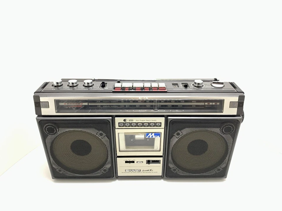 Sharp Gf 308SB Boombox Stereo Radio Kassette Vintage Work Perfect Good Look - Bild 2 von 4