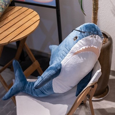 giant great white shark stuffed animal