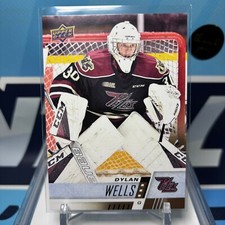 2017-18 UD CHL #11, DYLAN WELLS SP RC 🔥🔥🔥 Pre Rookie Base