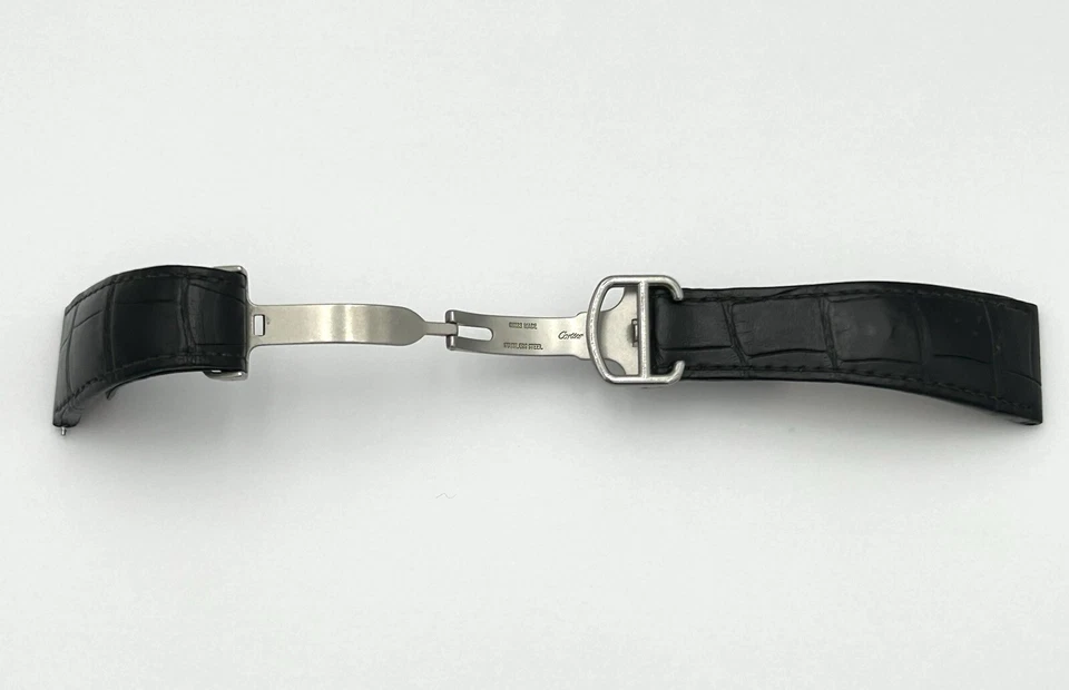 Cartier Ledearmband mit Faltschließe, 24mm - Ref. KD3JJL04 - Bild 2 von 4