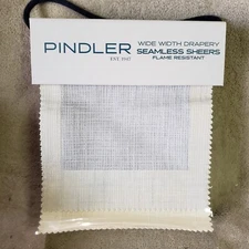 Pindler and Pindler Seamless Sheers Fabric Sample Book 80+pcs Various Sizes