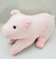 Vintage Peppa Pig Piglet Piggy Stuffed Animal Plush Toy Korea 14" Adorable Pet