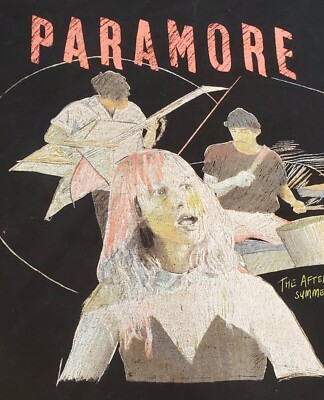 Paramore The After Laughter Summer Tour Graphic Band T-shirt